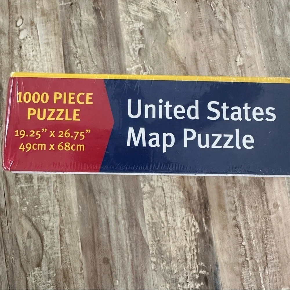 Hennessy United States Of America Map Puzzle 1000 Piece Learning Made Fun NIB